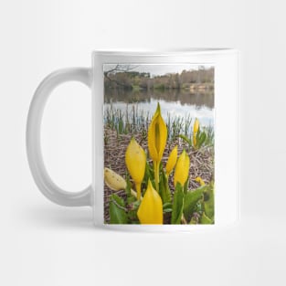 Yellow Skunk Cabbage Flower Mug